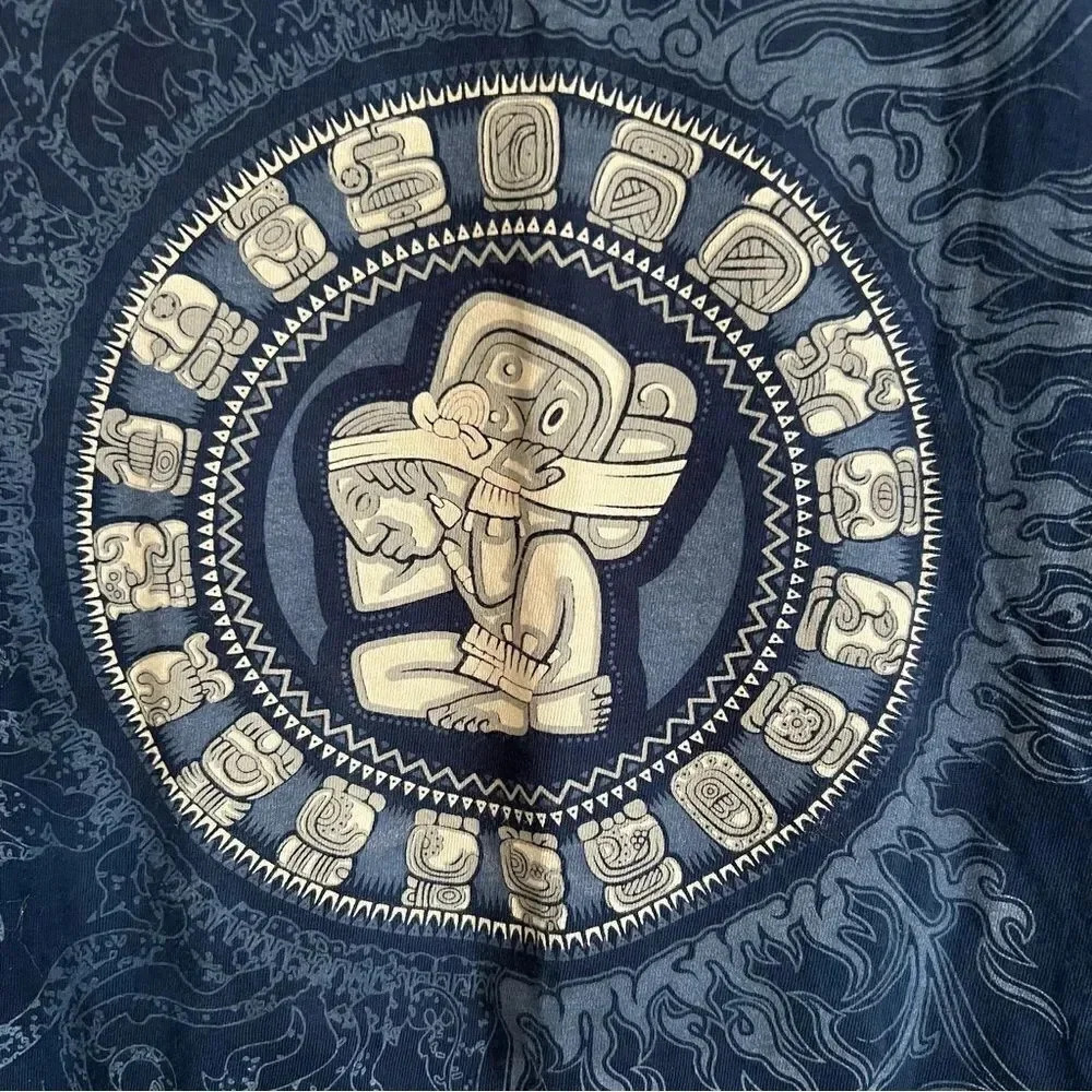 Mayan Village Short Sleeve Graphic T-Shirt - Picture 4 of 11